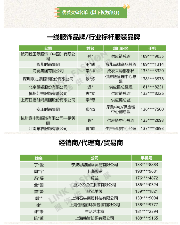LINK服饰供应链展